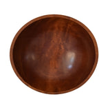Danish Modern Baribocraft Large Wood Bowl Natural Decors MCM Teak Stain - Premier Estate Gallery 1