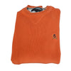 Y2K Tommy Hilfiger Orange Crew Neck Sweater Preppy Style Fantastic Color Men's Or Unisex - Premier Estate Gallery 3