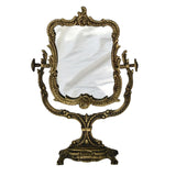 Vintage Art Nouveau Style Ornate Gilded Iron Vanity Mirror French  - Premier Estate Gallery 