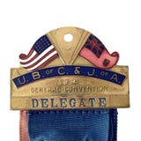 Vintage Enamel Carpenters and Joiners Medal Ribbon UB of C & J of A Delegate Washington DC 1962 - Premier Estate Gallery 1