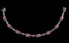 10k White Gold Pink Topaz Tennis Bracelet Emerald Cut Pink Gemstones 9.8 ctw Romantic - Premier Estate Gallery 2