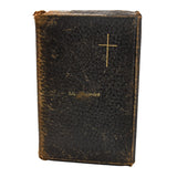 Antique German Hymn Pocket Prayer Book Leather Gilt Embossed Ida Schroeder, Wausau Wisconsin - Premier Estate Gallery