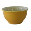 Vintage Farmhouse Pottery Ribbed Mixing Bowl in Spicy Yellow - Premier Estate Gallery 4