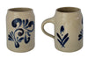 Vintage West Germany Cobalt Blue Decorated Salt Glazed Beer Mug Tankard Blue and White Decor - Premier Estate Gallery 1