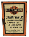 Retro Harley-Davidson Chain Saver Lubricant Metal Sign  - Premier Estate Gallery 3