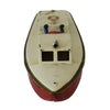 English Tin Toy Boat Cruiser Sutcliffe Jupiter Pilot Cruiser c1960 Tin-plate toy