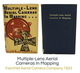 1933 Multiple-Lens Aerial Cameras in Mapping, Fairchild Aerial Camera Company, Rare 1st Ed Book, Surveying Mapping Engineering Photography - Premier Estate Gallery