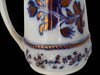 Antique Flow Blue Copper Luster Earthenware Pottery Pitcher Creamer Charles Allerton Sons Victoriana