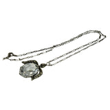 Antique Wedding Necklace Sterling Silver Drop Crystal  - Premier Estate Gallery  1