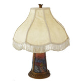 Antique Handel Era Reverse Painted Glass Lamp Needs Rewiring Art Nouveau Arts and Crafts Decor - Premier Estate Gallery 1
