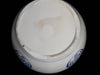 Vintage Chinese Blue and White Crane Pottery Rice Serving Bowl