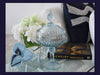 Indiana Glass Ice Blue Diamond Point Covered Compote Stunning Vintage Glass - Premier Estate Gallery