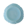 Fenton Satin Blue Poppy Ruffled Art Glass Vase #915