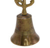 Vintage Fouled Anchor Brass Bell, Nautical Coastal Brass Bell, Nautical Gold Decor, Coastal Gold Decor