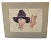 Little Cowboy Watercolor Painting Lloyd M. "Pete" Bucher Captured USS Pueblo Commander N Korea - Premier Estate Gallery 