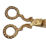 Ornate Victorian Style Brass Candle Snuffer Scissors, Vintage Gold Ornamental Decor c1950s
