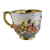 Vintage Italy Capodimonte Demitasse Cup Saucer Cherubs Sea Nymphs Relief Gold Decor - Premier Estate Gallery  1