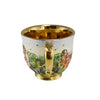 Vintage Italy Capodimonte Demitasse Cup Saucer Cherubs Sea Nymphs Relief Gold Decor