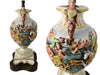Capodimonte Italy Porcelain Table Lamp w Mermaids Mermen Cherubs Putti Vintage Coastal Decor - Premier Estate Gallery 3
