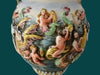 Capodimonte Italy Porcelain Table Lamp w Mermaids Mermen Cherubs Putti Vintage Coastal Decor - Premier Estate Gallery 4