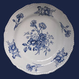 1930s Woods & Sons Caronia Blue and White Plate, English Pottery, French Country Decor - Premier Estate Gallery