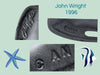 1996 John Wright Fish Mold Cast Iron Corn Bread Mold Makes Great Coastal Nautical Kitchen Wall Decor