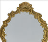 Gold Tilt Vanity Mirror Ornate Brass Work Cherubs Seashells Large, Gold Decor Extraordinaire - Premier Estate Gallery 1