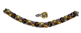 Mega Gemstone Tennis Bracelet Ring Set 75 ctw of Rainbow Color - Premier Estate Gallery 