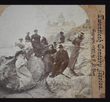 Antique Stereoscope Cards Cliff House Seal Rocks 1897 San Francisco Historical Collectible 2