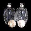 Antique Pair Large Cut Crystal Perfume Bottles or Use for Whiskey Decanters  - Premier Estate Gallery 2
