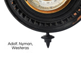 Antique Swedish Eastlake Victorian Barometer Weather Instrument Working Adolf Nyman Vesteras