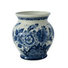 Delfts Blauw Bulbous Pottery Vase, Plateelbakkerij Schoonhoven Keramiek Delft Pottery Vase Ram Mark - Premier Estate Gallery