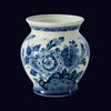 Delfts Blauw Bulbous Pottery Vase, Plateelbakkerij Schoonhoven Keramiek Delft Pottery Vase Ram Mark - Premier Estate Gallery 1