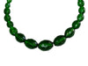 Estate Emerald Green Uranium Vaseline Glass Necklace Authentic Art Deco - Premier Estate Gallery 