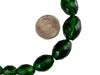 Estate Emerald Green Uranium Vaseline Glass Necklace Authentic Art Deco