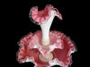 Fenton Art Glass Peach Crest Epergne 3 pc Pink and White - Premier Estate Gallery 2