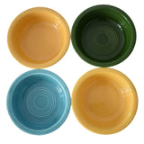 Fiesta Ware Vintage Fruit Bowls Forest Green Yellow (Old) Turquoise X4  - Premier Estate Gallery