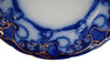 Antique H Alcock Delamere Flow Blue Soup Bowl Gilt Trim Gorgeous - Premier Estate Gallery 2