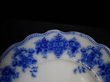 Antique Flow Blue Grindley Clarence Dinner Plate Blue and White w Raised Decoration - Premier Estate Gallery 4
