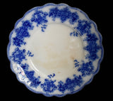 Antique Flow Blue Grindley Clarence Dinner Plate Blue and White w Raised Decoration - Premier Estate Gallery 5