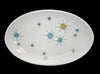 MCM Franciscan Starburst 15" Oval Serving Platter George James Atomic Design Earthenware Pottery - Premier Estate Gallery