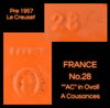 MCM Le Creusent Cousances Flame Orange No 28 Au Gratin Pan Pre 1957 Mark, Mid Century Orange Enamel Cast Iron Cookware