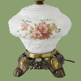 Victorian Style Hurricane Lamp Phoenix Art Glass Gone with the Wind Table Lamp, Victorian or French Country Style Lighting - Premier Estate Gallery 3