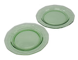 Fostora Green Fairfax Salad Plates Set of 8 c1927, Elegant Glass Fostoria Green Plates X8 - Premier Estate Gallery 3