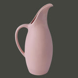 Royal Haeger Pink Matte Art Deco Style Ewer Large, Royal Haeger Pink Art Pottery Pitcher Ewer - Premier Estate Gallery
