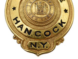 Antique Hancock New York Police Badge Historical Law Enforcement Collectible c1920s Hancock NY Delaware Co - Premier Estate Gallery 4