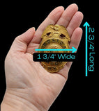 Antique Hancock New York Police Badge Historical Law Enforcement Collectible c1920s Hancock NY Delaware Co