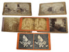 1904 Keystone "Winner" Stereoscope View with Etched Horse Motif w 6 Cards, Antique Stereoscopic Viewer Maohogany, Great Farmhouse Decor