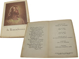 Antique German Hymn Pocket Prayer Book Leather Gilt Embossed Ida Schroeder, Wausau Wisconsin