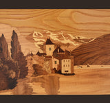Vintage Italian Marquetry Scenic Wall Hanging Natural Decors, Boho Chic Decors, Vintage Decors - Premier Estate Gallery 2